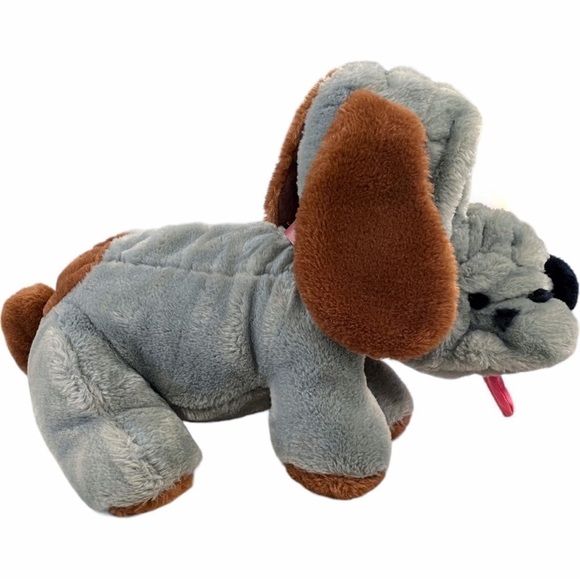 VINTAGE Animal Playthings Kennel Club Basset Hound Dog Plush Stuffed Animal 1986 - Picture 4 of 13